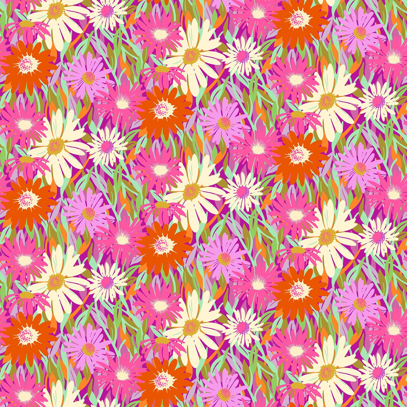 Daisy Crush - Unchained - Violet - 1/2yd – Fox and Frog Quilt Shoppe