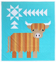 Load image into Gallery viewer, Cattle Call - A Highland Coo Quilt Pattern