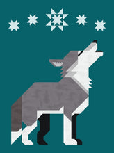 Load image into Gallery viewer, Night Howler - A Wolf Quilt Pattern