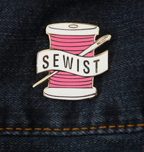 Load image into Gallery viewer, Sewist Pin - Pink