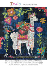 Load image into Gallery viewer, Indie...The Llama Collage Pattern