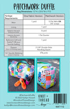 Load image into Gallery viewer, Patchwork Duffle - 2nd Edition