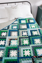Load image into Gallery viewer, Log Cabin Stars Quilt Pattern