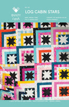 Load image into Gallery viewer, Log Cabin Stars Quilt Pattern
