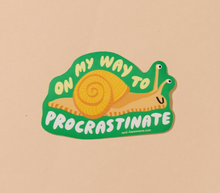 Load image into Gallery viewer, Sticker - On My Way To Procrastinate