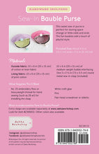 Load image into Gallery viewer, Sew-In Bauble Purse Kit
