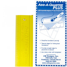 Load image into Gallery viewer, Add-A-Quarter Ruler 6in Plus (CM06PLUS)