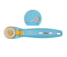 Load image into Gallery viewer, OLFA 28mm Aqua Quick Change Rotary Cutter &amp; Bonus Touch Knife
