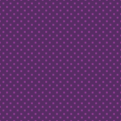 Dazzle Dots - Snazzy Squares Grape/Purple - 1/2yd