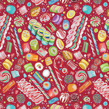 Load image into Gallery viewer, Magical Season - Magical Sweets - Red/Multi - 1/2yd - PREORDER - APRIL 2026
