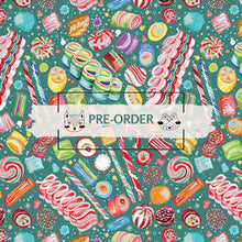Load image into Gallery viewer, Magical Season - Magical Sweets - Teal/Multi - 1/2yd - PREORDER - APRIL 2026
