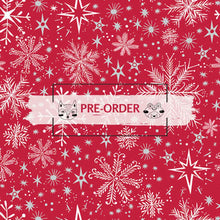 Load image into Gallery viewer, Magical Season - Snow Frost - Red - 1/2yd - PREORDER - APRIL 2026
