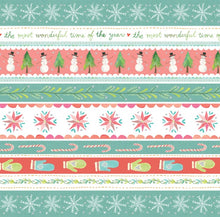 Load image into Gallery viewer, Magical Season - Painterly Stripe - Multi - 1/2yd - PREORDER - APRIL 2026
