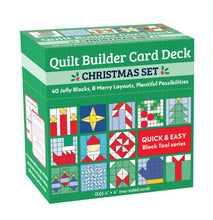 Load image into Gallery viewer, Quilt Builder Card Deck Christmas Set
