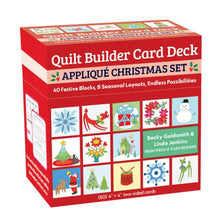Load image into Gallery viewer, Quilt Builder Card Deck Appliqué Christmas Set
