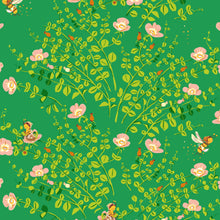 Load image into Gallery viewer, Heather Ross Favorites - Nanny Bee - Jade - 1/2yd - PREORDER - JUNE 2026
