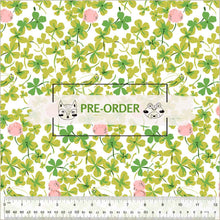 Load image into Gallery viewer, Heather Ross - Studio Edit -Cricket Clover Pink- 1/2yd - PRE-ORDER - JUNE 2025
