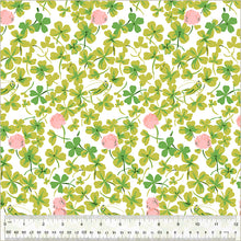 Load image into Gallery viewer, Heather Ross - Studio Edit -Cricket Clover Pink- 1/2yd - PRE-ORDER - JUNE 2025
