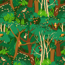 Load image into Gallery viewer, Heather Ross Favorites - Climbing Trees - Jade - 1/2yd - PREORDER - JUNE 2026
