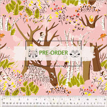 Load image into Gallery viewer, Heather Ross - Studio Edit - Girls in Trees Pink - 1/2yd - PRE-ORDER - JUNE 2025
