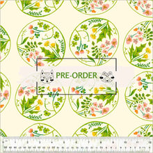 Load image into Gallery viewer, Heather Ross - Studio Edit - Floral Wreaths Cream - 1/2yd - PRE-ORDER - JUNE 2025
