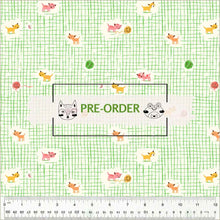 Load image into Gallery viewer, Heather Ross - Studio Edit - Kitten Plaid Green - 1/2yd - PRE-ORDER - JUNE 2025
