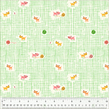 Load image into Gallery viewer, Heather Ross - Studio Edit - Kitten Plaid Green - 1/2yd - PRE-ORDER - JUNE 2025
