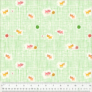 Heather Ross - Studio Edit - Kitten Plaid Green - 1/2yd