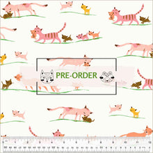 Load image into Gallery viewer, Heather Ross - Studio Edit - Mother Cats Cream - 1/2yd - PRE-ORDER - JUNE 2025
