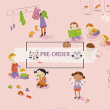 Load image into Gallery viewer, Heather Ross Favorites - Kindergarten - Pink - 1/2yd - PREORDER - JUNE 2026
