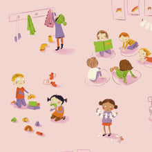 Load image into Gallery viewer, Heather Ross Favorites - Kindergarten - Pink - 1/2yd - PREORDER - JUNE 2026
