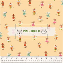 Load image into Gallery viewer, Heather Ross - Studio Edit - Nutcracker Mice Peach - 1/2yd - PRE-ORDER - JUNE 2025
