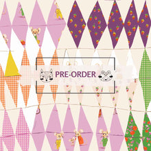Load image into Gallery viewer, Heather Ross Favorites - Trixie Collage - Blush - 1/2yd - PREORDER - JUNE 2026
