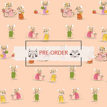 Load image into Gallery viewer, Heather Ross Favorites - Country Mouse / City Mouse - Blush - 1/2yd - PREORDER - JUNE 2026
