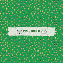 Load image into Gallery viewer, Heather Ross Favorites - Field Strawberries - Jade - 1/2yd - PREORDER - JUNE 2026
