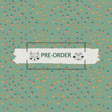 Load image into Gallery viewer, Heather Ross Favorites - Field Strawberries - Teal - 1/2yd - PREORDER - JUNE 2026
