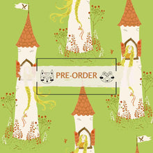 Load image into Gallery viewer, Heather Ross Favorites - Rapunzel - Green - 1/2yd - PREORDER - JUNE 2026
