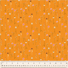 Load image into Gallery viewer, Heather Ross - Studio Edit - Wildflowers Orange - 1/2yd - PRE-ORDER - JUNE 2025
