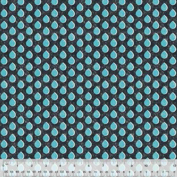 Swatch - Droplet - Crow - 1/2yd