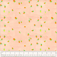 Heather Ross by Hand - Wild Strawberries Blush - 1/2 yd