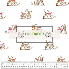 Load image into Gallery viewer, Heather Ross - Studio Edit - Dream Bike White - 1/2yd - PRE-ORDER - JUNE 2025
