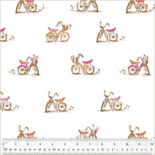 Load image into Gallery viewer, Heather Ross - Studio Edit - Dream Bike White - 1/2yd - PRE-ORDER - JUNE 2025
