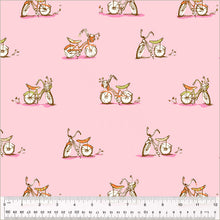 Load image into Gallery viewer, Heather Ross - Studio Edit - Dream Bike Pink - 1/2yd - PRE-ORDER - JUNE 2025
