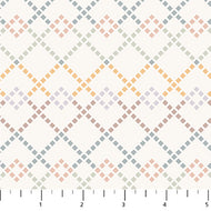 Cotton-tale - Diamonds - Cream - 1/2 yd