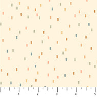 Cotton-Tale - Confetti - Lemon - 1/2 yd