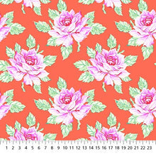 Load image into Gallery viewer, Daisy Crush - Hello Roses - Coral - 1/2yd
