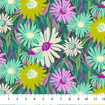 Daisy Crush - Unchained - Midnight - 1/2yd – Fox and Frog Quilt Shoppe