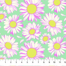 Load image into Gallery viewer, Daisy Crush - Sunshine Daisies - Sky - 1/2yd

