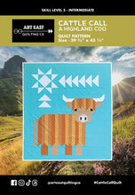Load image into Gallery viewer, Cattle Call - A Highland Coo Quilt Pattern
