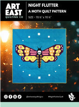 Load image into Gallery viewer, Night Flutter A Moth Quilt Pattern
